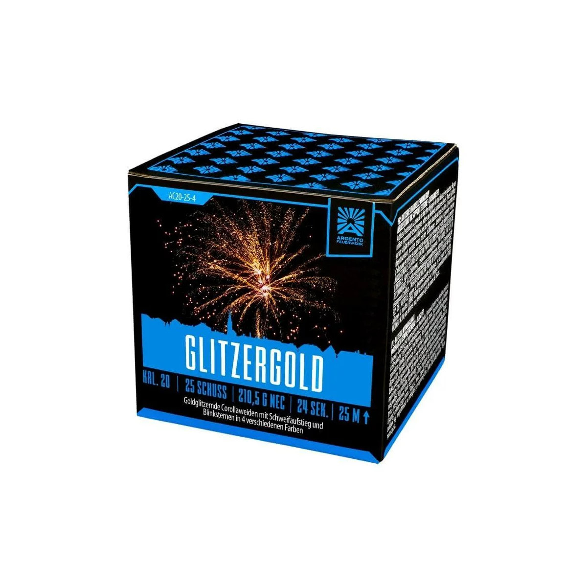 Feuerwerk Potsdam Glitzergold